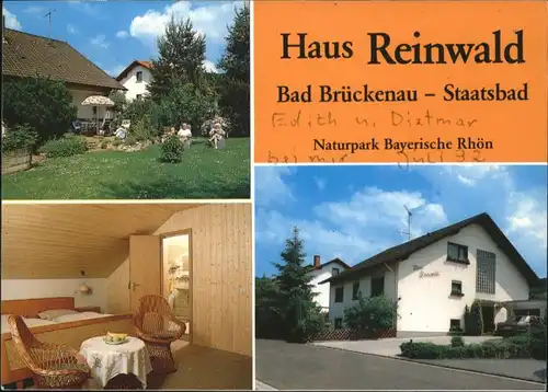 Bad Brueckenau Bad Brueckenau Haus Reinwald * / Bad Brueckenau /Bad Kissingen LKR