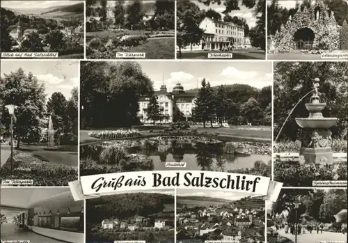 Bad Salzschlirf Bad Salzschlirf Theater Mariengrotte Springbrunnen  x / Bad Salzschlirf /Fulda LKR