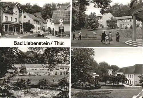 Bad Liebenstein Bad Liebenstein Ernst Thaelmann Strasse Therapiegebaeude Theater Badehaus x / Bad Liebenstein /Wartburgkreis LKR