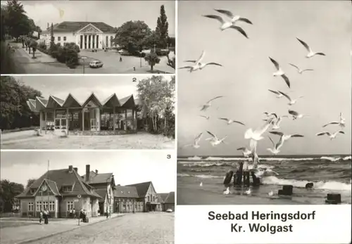 Heringsdorf Ostseebad Usedom Heringsdorf Seebad Kulturhaus Ausstellungspavillon Bahnhof x / Heringsdorf /Ostvorpommern LKR