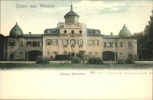 Weimar Thueringen Weimar Schloss Belvedere * / Weimar /Weimar Stadtkreis