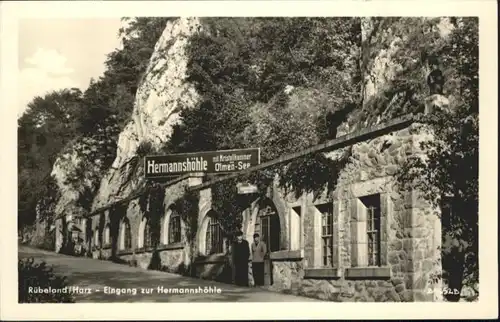 Ruebeland Harz Ruebeland Hermannshoehle Eingang * / Elbingerode Harz /Harz LKR