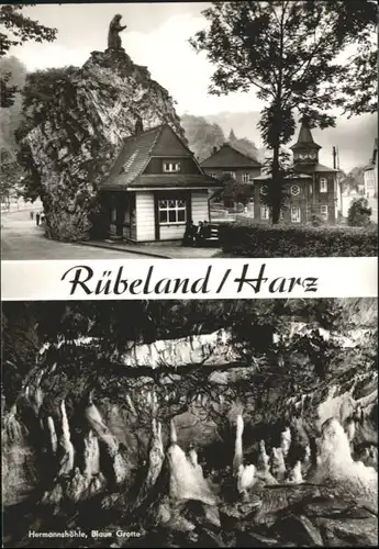 Ruebeland Harz Ruebeland Hermannshoehle Blaue Grotte * / Elbingerode Harz /Harz LKR
