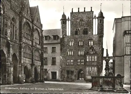 Hildesheim Hildesheim Rathaus Brunnen Templerhaus x / Hildesheim /Hildesheim LKR
