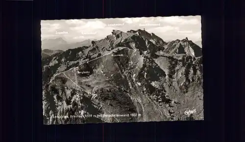 Lenggries Lenggries Brauneck Benediktenwand Bergbahn * / Lenggries /Bad Toelz-Wolfratshausen LKR