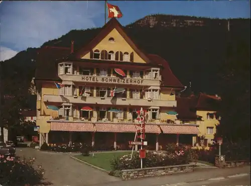 Weggis LU Weggis Hotel Schweizerhof x / Weggis /Bz. Luzern