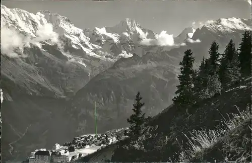 hw00179 Muerren BE Grosshorn Breithorn Tschingelhorn Kategorie. Muerren Alte Ansichtskarten