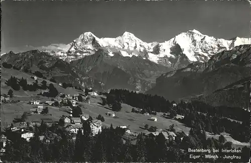 Beatenberg Eiger Moench Jungfrau Kat. Beatenberg