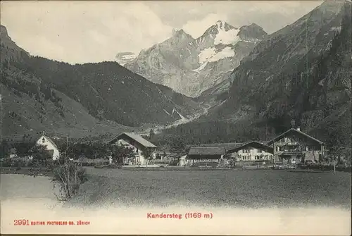 hw01330 Kandersteg BE Panorama Kategorie. Kandersteg Alte Ansichtskarten