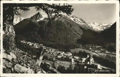 Pontresina Panorama Kat. Pontresina