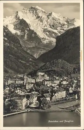 hw01403 Interlaken BE Jungfrau Kategorie. Interlaken Alte Ansichtskarten