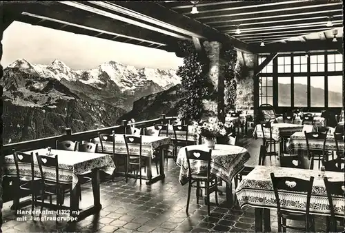 hw01431 Interlaken BE Hotel Harderkulm Kategorie. Interlaken Alte Ansichtskarten