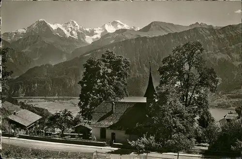 Beatenberg Eiger Moench Jungfrau Kat. Beatenberg