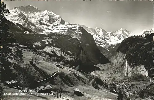 hw01588 Interlaken BE Lauterbrunnen Jungfrau Kategorie. Interlaken Alte Ansichtskarten