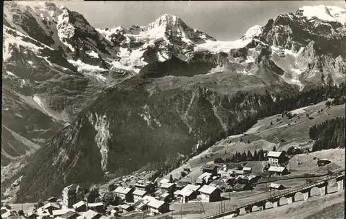 hw01604 Muerren BE Gesamtansicht Kategorie. Muerren Alte Ansichtskarten