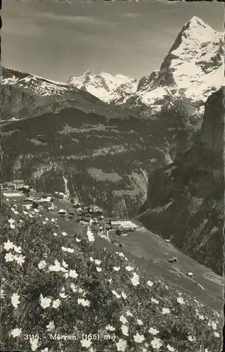 hw01605 Muerren BE Panorama Kategorie. Muerren Alte Ansichtskarten