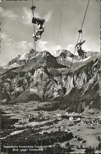 hw01637 Kandersteg BE Sesselbahn Kategorie. Kandersteg Alte Ansichtskarten