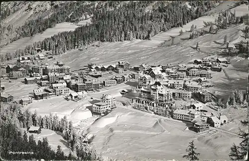 Pontresina Gesamtansicht Kat. Pontresina