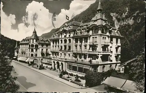 hw01883 Interlaken BE Hotel Royal Kategorie. Interlaken Alte Ansichtskarten