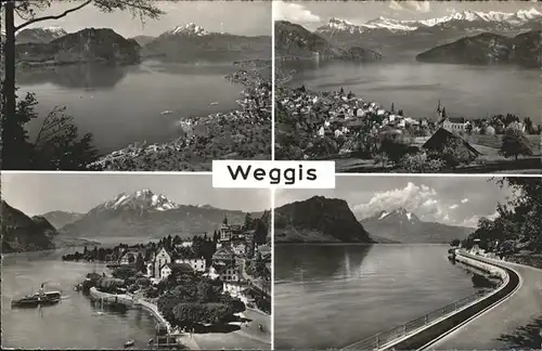 hw02139 Weggis LU Schiff  Kategorie. Weggis Alte Ansichtskarten