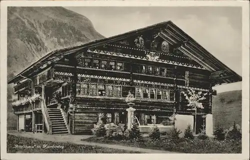 hw02156 Kandersteg BE Ruedihaus Kategorie. Kandersteg Alte Ansichtskarten