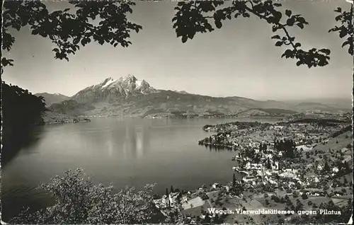 hw02299 Weggis LU Vierwaldstaettersee Pilatus Kategorie. Weggis Alte Ansichtskarten