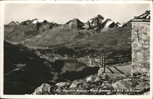 Pontresina Segentinis Sterbehaus Schafberg Kat. Pontresina