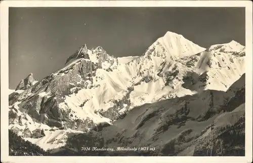 hw02505 Kandersteg BE Bluemlisalp Kategorie. Kandersteg Alte Ansichtskarten