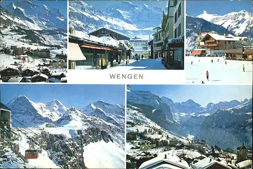 Wengen Seilbahn Eisbahn Kat. Wengen