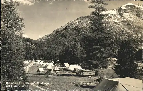 Pontresina Campingplatz Plauns Kat. Pontresina