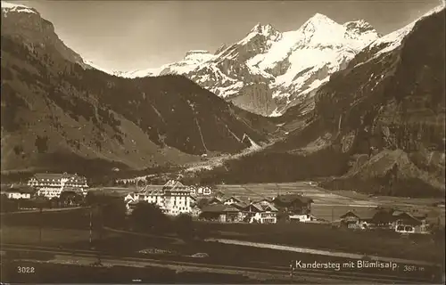 hw02796 Kandersteg BE Bluemlisalp Kategorie. Kandersteg Alte Ansichtskarten