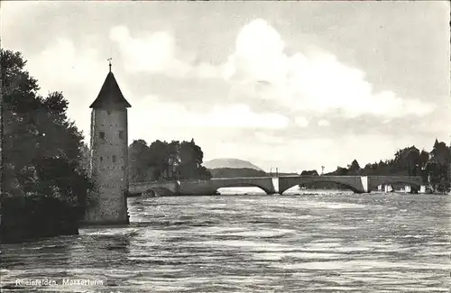 Rheinfelden AG Messerturm Bruecke Kat. Rheinfelden