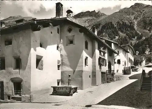 Pontresina Brunnen Kat. Pontresina