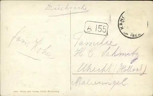 hw03625 Kandersteg BE Altels Balmhorn Kategorie. Kandersteg Alte Ansichtskarten