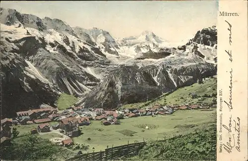 hw03748 Muerren BE  Kategorie. Muerren Alte Ansichtskarten