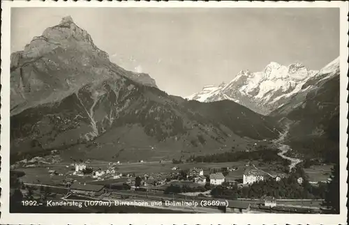 hw03879 Kandersteg BE Birrenhorn Bluemlisalp Kategorie. Kandersteg Alte Ansichtskarten