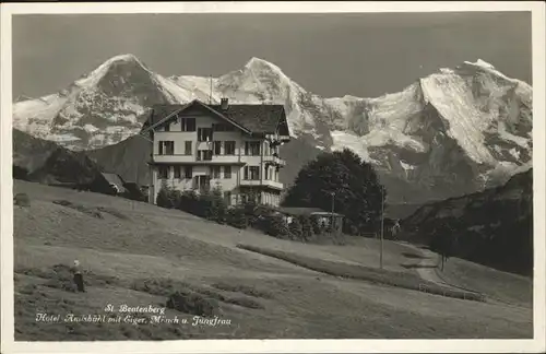 Beatenberg Hotel Amisbuehl Eiger Moench Jungfrau Kat. Beatenberg