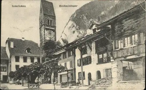 hw04087 Interlaken BE Heidenhaeuser Kategorie. Interlaken Alte Ansichtskarten