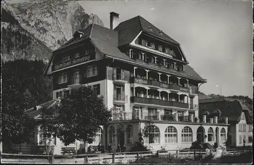 hw04097 Kandersteg BE Hotel Bernerhof Kategorie. Kandersteg Alte Ansichtskarten