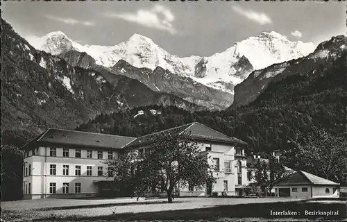 hw04268 Interlaken BE Bezirksspital Kategorie. Interlaken Alte Ansichtskarten