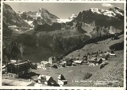 hw04837 Muerren BE Breithorn Kategorie. Muerren Alte Ansichtskarten