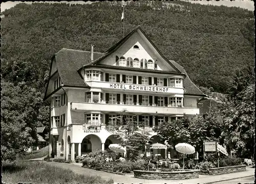 hw04928 Weggis LU Hotel Schweizerhof Kategorie. Weggis Alte Ansichtskarten