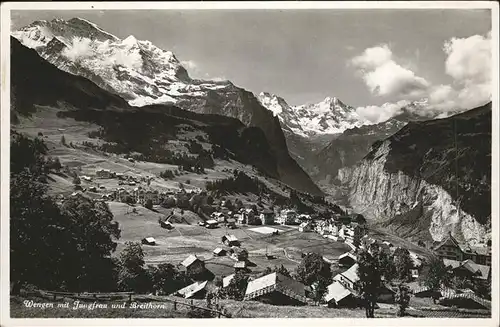 Wengen Jungfrau Breithorn Kat. Wengen