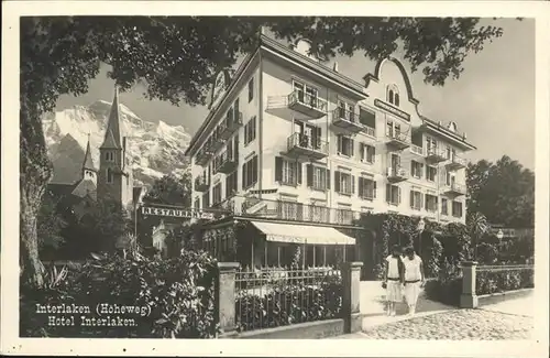 hw13463 Interlaken BE Hotel  Kategorie. Interlaken Alte Ansichtskarten