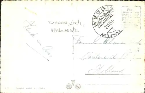 hw13643 Weggis LU Quai Kategorie. Weggis Alte Ansichtskarten