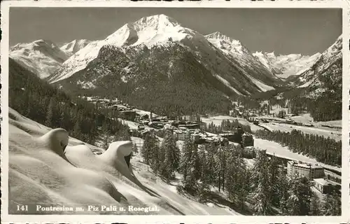 Pontresina Piz Palue Rosegtal Kat. Pontresina