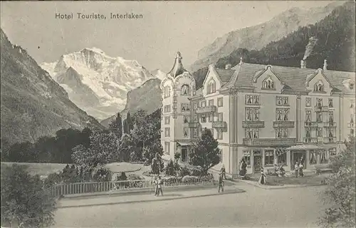 hw14583 Interlaken BE Hotel Touriste Kategorie. Interlaken Alte Ansichtskarten