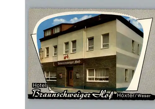 Hoexter Weser Hotel Braunschweiger Hof / Hoexter /Hoexter LKR