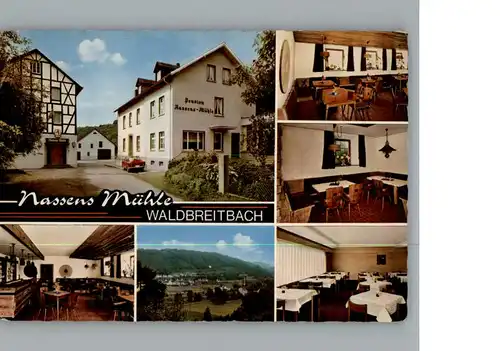 Waldbreitbach Wied Restaurant, Cafe Nassens Muehle / Waldbreitbach /Neuwied LKR