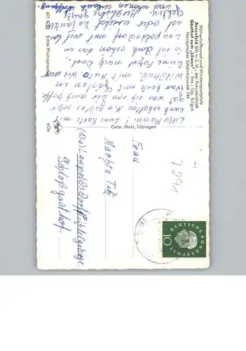 Besenfeld Gasthof Zum Loewen / Seewald /Freudenstadt LKR